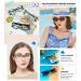 OCCI CHIARI Blue Light Blocking Photochromic Reading Glasses - 1.5x Large Sunglasses Readers (1.0-4.0) - Stylish & Comfortable Black/Clean Design for Eye Protection - Buy Online on GoSupps.com