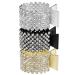 Yolev Rhinestone Ponytail Claw Clips - Set of 3 | Metal Claw Hair Holders for Thick Hair | Gold, Silver, Black - Buy Online on GoSupps.com