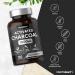 Horbaach Activated Charcoal Capsules 1000mg - 120 Vegan Tablets | Natural Coconut Digestion Supplement - Buy Online on GoSupps.com