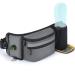 Malsipree Gassi treats - integrated flassibeutel dispenser hidden water bottle holder free hands with your fanny pocket - fanny pack Ideal for puppy training walking walk hiking