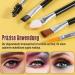 Portshade 20-Piece Brush Set | Professional Eyeshadow Eyelash Eyebrow & Lip Brushes for Precision Application | Ideal for Flawless Makeup Worldwide - Buy Online on GoSupps.com