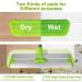 Premium Microfiber Floor Mop with Stainless Steel Handle - 4 Reusable Washable Pads | Ideal for Hardwood, Laminate, Tile Floors - Buy Online on GoSupps.com