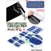 Kalolary 20 Pcs Christmas Gel Nail Polish Strips - Snowflake Designs Glitter Colors Nail Stickers & File - UV/LED Lamp Required - Buy Online on GoSupps.com