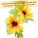Zerodeko 2pcs Sunflower Vine Yellow Fake Flowers Home Decor Hanging Flowers for Decoration Artificial Ivy Garland Artificial Flower Decoration Sunflower Flower Silk Flower - Buy Online on GoSupps.com