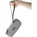 Ooze Smell Proof Pouch Smoke Gray - 4x9x3 Travel Bag with Lock and Carbon Lining - Odor Proof and Discreet Herb Guard - Buy Online on GoSupps.com