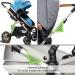 Leboom Reflectors Stroller Set - 4 Universal Safety Reflectors with Velcro for Strollers Buggies and Bicycle Trailers - Buy Online on GoSupps.com