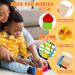 Hellowood Montessori Sorting Play Toy for 1-3 Years | Educational Wooden Motor Cubes & 8 Plug-in Blocks | International Shipping Available - Buy Online on GoSupps.com