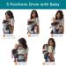 Contours Journey 5 Position Convertible Baby Carrier for Newborn to Toddler | Easy-to-Use & Comfortable for Men and Women | Face In/Out, Front/Back/Hip Carry | 8-45 lbs | Graphite Gray - Buy Online on GoSupps.com