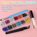 Round Flatback Face Gems Kit for Makeup - Colorful Rhinestones with Glue, Brush, & Tweezer | Nail Art Rhinestones & Glass Beads for Make-up Deco - Buy Online on GoSupps.com