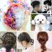 Hanyousheng 1000 Pcs Elastic Hair Bands Set with Topsy Tail Hair Tool - 1004 Piece Hair Elastic Bands for Braids, Ponytails, and Removal Tool - Buy Online on GoSupps.com