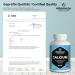 Organic Vegan Calcium Tablets - 180 Tablets, 2028mg Calcium Carbonate - 3 Month Supply, No Additives - Buy Online on GoSupps.com