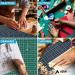 Adir Corp. 24x36 Inches Green/Black Self Healing Cutting Mat - Durable Non-Slip PVC - Crafts & Sewing 24x36-Inch - Buy Online on GoSupps.com