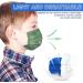 Kids Face Mask Individually Wrapped - 50PCS Multicolored Disposable Masks for Boys and Girls - 3-ply, Children's Size for Childcare and School - Daily Use, 5 Colours - Dark Multicolor - Buy Online on GoSupps.com