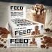 Nutrabolics Feed Bar Caf Mocha Latte Real Food Protein Bar 12 Bars - Buy Online on GoSupps.com