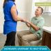 Able Life Handy Handle Lift Assist Device - Elderly & Disabled Standing Aid - Blue with Rubber Grip - Buy Online on GoSupps.com