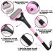 EASACE Long Handle Lotion Applicator for Back & Body - 21.5 inch Adjustable Roller with 2 Replacement Heads (Pink) - Ideal for Back Self-Application - Buy Online on GoSupps.com