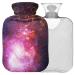 NAANLE LILA GALACHY FEE Herm bottle with cover Transparent hot water bottle Handfoot Warmer Heading platform For pain relief heat and cold therapy 1L