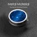 Blue Star Pattern Round Pill Box | 3 Compartment Portable Pill Organizer for Travel - Perfect Travel Accessory - Buy Online on GoSupps.com