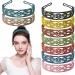 Kukiwhy 9 PCS Sliverdew Plastic Headbands for Women  Wide Hairbands for Women's Hair Pigtail Headbands for Girls Fashion Hair Bands with Teeth Hard Hair Hoops Elegant Hair Accessories