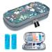 Youshares insulin cooling bag with 2 cooling packs - diabetics pocket for diabetic utensils keep the stocks safe and cold diabetes accessories PEN cool box while traveling (gray camellia) 12 gray base camelly