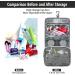 Hanging Toiletry Bag Large Capacity Waterproof Travel Cosmetic Storage Bag - Grey - Buy Online on GoSupps.com