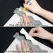 UPTTHOW Stainless Steel Metal Paper Tearing Ruler Craft Ruler for Cutting Paper to Wavy Line Jagged and Irregular Edges 12'' Measuring Tool for Engineering School Office Architect and Drawing-B Metal B - Buy Online on GoSupps.com