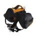 Kurgo Baxter Dog Backpack Hiking Pack for Dogs Lightweight Reflective Black/Orange Baxter Black