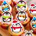 PRECUT Cute Penguin Cupcake Toppers Edible Penguin Cake Decorations Christmas Decorations Penguin Cake Topper (24) - Buy Online on GoSupps.com