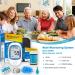 ACCUGENCE Home Blood Sugar Testing Kit - 3in1 Glucose Meter, 50 Strips & Lancets - Fast Results in 5 Seconds - UK mmol/L Glucometer - Buy Online on GoSupps.com