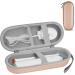 LOPHE Electric Toothbrush Travel Case Dustproof Toothbrush Storage Holder Portable Toothbrush Protective Cover Bag Electric Toothbrush Case Container for Business Camping Travel (Gold) - Buy Online on GoSupps.com