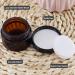 Tokseo 12 Pack Amber Glass Containers - 30ml Empty Bottles for Creams Lotions Essential Oils - Ideal for Cosmetics Storage - Buy Online on GoSupps.com