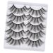 minkissy 1 Box Fake Eyelashes Natural False Lashes Faux Wispy Eyelashes Puffy Stickers Makeup Stickers Colored Stickers Artificial False Eyelash Fluffy Fake Lash 5d Fiber Lengthen 3d Extend