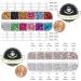 Flatback Rhinestones 4520 Pcs Colorful Nail Art Rhinestones with Picker Pencil and Tweezer - 03-AB Transparent White Mix - Buy Online on GoSupps.com