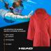 Head Active Children's Bathrobe with Hood & Bag - Fluffy Microfiber Quick Drying Absorbent & Multi-Purpose for Age 7-9 | Perfect for Pool & Sports - Buy Online on GoSupps.com