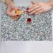 Nail Mat Manicure Mat | Shiny Nail Cushion Protect Desktop with PV Rhinestone Shiny Appearance Easy Storage for Clay Pad Paint Pad Bar Mat Nail Pad 01#white Kab - Buy Online on GoSupps.com
