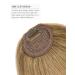 YAMEL Clip in Bangs Human Hair Extensions - Dirty Blonde Face Fringe for Women - Buy Online on GoSupps.com
