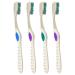 Colgate 360 Optic White Whitening Toothbrush 4 Pack - Adult Soft Toothbrush with Whitening Cups for Whiter Teeth & Fresh Breath - Buy Online on GoSupps.com
