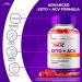 Rapid Ripped Max Keto ACV Gummies - 1000MG Extra Strength All Natural Apple Cider Vinegar & Vitamin B12 - 2 Pack Reviews - Buy Online on GoSupps.com