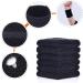 6 Pack Wrist Sweatbands Tennis Wrist Bands Absorbent Sweatbands for Football Basketball Running Athletic Sports and Working Out Black - Buy Online on GoSupps.com