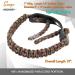 SUNYA Archery Bow Wrist Sling - 550 Paracord Strap with Full Grain Leather Yoke - Multiple Camo Colors - Fits Compound Bow Stabilizer DS Dark Camo - Buy Online on GoSupps.com