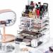 DreamGenius 3-Piece Acrylic Makeup Organizer Set with 8 Drawers - Stackable Vanity and Bathroom Cosmetic Storage - Buy Online on GoSupps.com