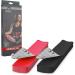 Effect (10 in x 2 in) Kinesiotapes Precut in Many Colors I PreCut Tape Waterproof & Elastic I Extra Strong Kinesiology Tape (Red + Black) 25 Strips 25 X Black + 25 X Red