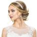 Lusofie 4Pcs White Pearl Headbands - Bridal Wedding Hair Hoop Accessories - Buy Online on GoSupps.com