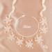 BERYUAN White Flower Pearls Crystal Wedding Hair Vine Pearls Crystal Beads Bridal Headpiece Princess Wedding Headband Gold Wedding Hair Accessories for Brides Bridesmaid - Buy Online on GoSupps.com
