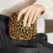 Menstrual Pad Bag with Zipper | Leopard Print Ladies Napkin & Tampon Pouch for Women & Girls - Buy Online on GoSupps.com