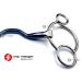 OTTE Universal Blue Sweet Iron Port Mouthpiece Ported Horse Bit Snaffle (5") - Buy Online on GoSupps.com