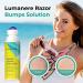 Lumanere Razor Bumps Solution + Hair Inhibitor After Shave Serum | Roll-on for Bikini, Legs, and Underarms - Men and Women - Buy Online on GoSupps.com