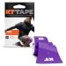 KT Tape PRO Synthetic Kinesiology Therapeutic Athletic Tape, 20 pack, 10 Precut Strips, Epic Purple