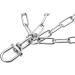 BAD Company 4-Point Steel Chain for Boxing Bags & Corn Peas | Heavy Duty Chrome-Plated | 50 cm | 100 kg Weight Capacity - Buy Online on GoSupps.com