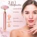 MyBerg Jade Roller for Face - Electric 3-in-1 Facial Massager with Gold Eye Patches - Anti-Aging Skin Care Tool for Face Sculpting and Lifting - Buy Online on GoSupps.com